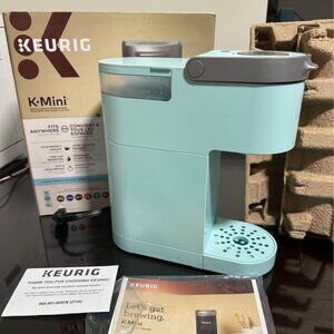 Teal One Cup Keurig Machine - Economical K-mini - 1 Cup - Sl
